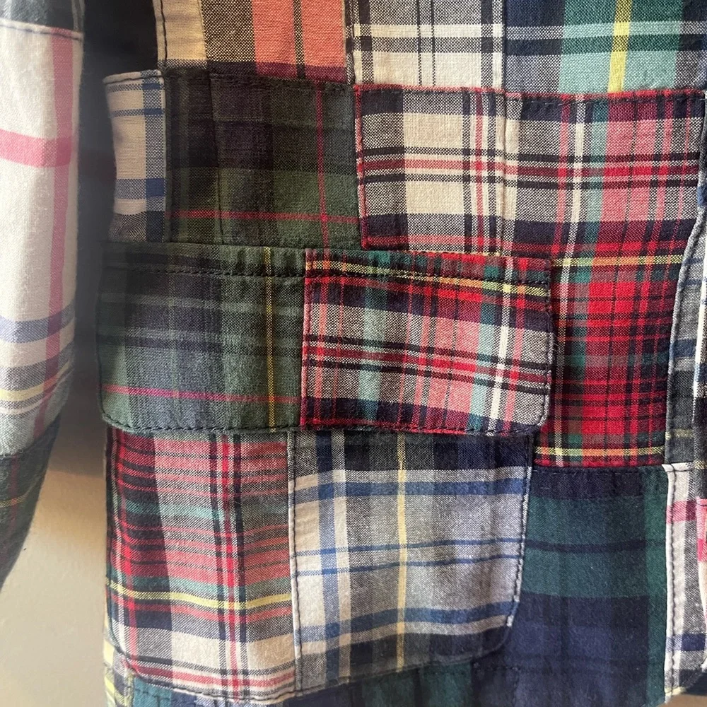 POLO Ralph Lauren Kids BOYS MORGAN MADRAS COAT / BLAZER / JACKET SZ 3/3T - Picture 3 of 5